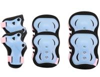 Zestaw ochraniaczy Shield r. L niebieski. Wydawca: Spokey. SmakLiter.pl Opakowanie Zestaw ochraniaczy Shield r. L niebieski