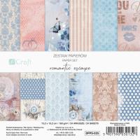 Opakowanie Zestaw papierów romantic 15,2x15,2cm 24 kartki