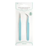 Opakowanie Zestaw pęset precyzyjnych mint 2szt.