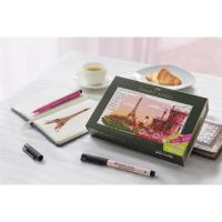 Zestaw pisaków Pitt Artist Pen Paris 12szt. Wydawca: Faber Castell. SmakLiter.pl Opakowanie Zestaw pisaków Pitt Artist Pen Paris 12szt