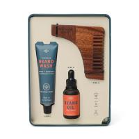 Zestaw podróżny w puszce Beard Survival Kit. Wydawca: Gentlemen's Hardware. SmakLiter.pl Opakowanie Zestaw podróżny w puszce Beard Survival Kit