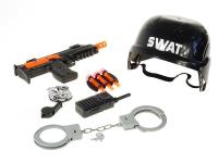 Opakowanie Zestaw policyjny z hełmem 10 części