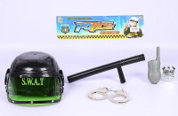 Opakowanie Zestaw policyjny z hełmem PCV 31x24x14cm