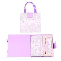 Zestaw prezentowy z długopisem Premium fiolet. Wydawca: CRESCO. SmakLiter.pl Opakowanie Zestaw prezentowy z długopisem Premium fiolet