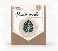 Opakowanie Zestaw Punch Needle Liść Monstery Graine Creative
