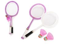 Zestaw rakietek + 2 lotki różowy. Wydawca: Artyk. SmakLiter.pl Opakowanie Zestaw rakietek + 2 lotki różowy