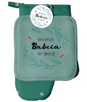 Opakowanie Zestaw rękawica kuchenna + łapka Najlepsza Babcia