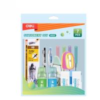 Zestaw szkolny 7 elementowy. Wydawca: DELI. SmakLiter.pl Opakowanie Zestaw szkolny 7 elementowy