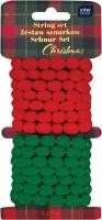 Opakowanie Zestaw sznurków ozdobnych 2x1m Christmas