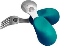 Opakowanie Zestaw sztućców widele i łyżka niebieski