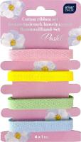 Opakowanie Zestaw tasiemek bawełnianych 4x1m Pastel