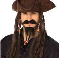 Zestaw wąsy i broda pirata. Wydawca: Boland. SmakLiter.pl Opakowanie Zestaw wąsy i broda pirata