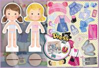 Zestaw XL magnetyczne ubieranie Dziewczynki. Wydawca: Jiri Models. SmakLiter.pl Opakowanie Zestaw XL magnetyczne ubieranie Dziewczynki
