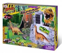 Opakowanie Zestaw z dinozaurem i pojazdem + makieta
