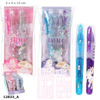 Opakowanie Zestaw żelopisów do tatuażu Ylvi z Jednorożcem 1szt.mix 12833A