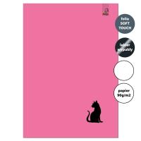 Opakowanie Zeszyt A4 32 kartki gładki 90g Kot różowy