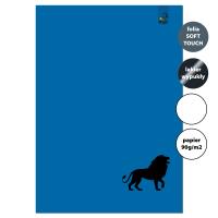 Opakowanie Zeszyt A4 32 kartki gładki 90g Lew niebieski