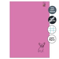 Opakowanie Zeszyt A4 32 kartki w kratkę 90g Buldog różowy