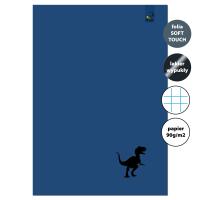 Opakowanie Zeszyt A4 32 kartki w kratkę 90g Dinozaur granat