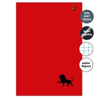 Opakowanie Zeszyt A4 32 kartki w kratkę 90g Lew czerwony