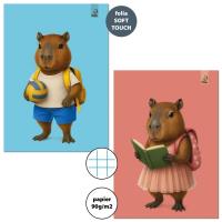 Opakowanie Zeszyt A4/32K kratka 90g Kapibara (6szt)