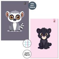 Opakowanie Zeszyt A4/32K kratka margines Lemur Pantera (6szt)