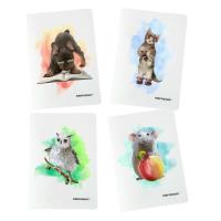 Zeszyt A4/32K kratka PP Joy (4szt) NARCISSUS. Wydawca: Narcissus. SmakLiter.pl Opakowanie Zeszyt A4/32K kratka PP Joy (4szt) NARCISSUS