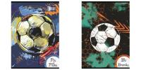 Opakowanie Zeszyt A4/32k linia dwukolor. Football mix (15szt)