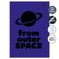 Opakowanie Zeszyt A4 32k.w kratkę z marginesem Space 90g