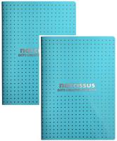 Opakowanie Zeszyt A4 48k kropki Narcissus błękitny 2 sztuki