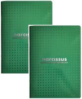 Opakowanie Zeszyt A4 48k kropki Narcissus zielony 2 sztuki