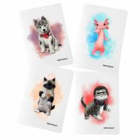 Zeszyt A4/60K kratka PP Joy (4szt) NARCISSUS. Wydawca: Narcissus. SmakLiter.pl Opakowanie Zeszyt A4/60K kratka PP Joy (4szt) NARCISSUS