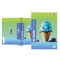 Opakowanie Zeszyt A4 Be More Yummy linia 72 strony 100g. 1szt.mix