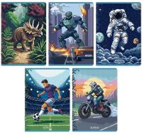 Opakowanie Zeszyt A5/16K kratka Pixel (20szt) HERILTZ