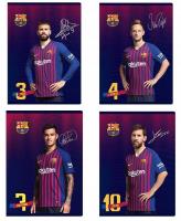 Opakowanie Zeszyt A5/32k kratka FC Barcelona (10szt) ASTRA
