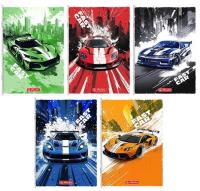 Opakowanie Zeszyt A5/32K kratka z margines Fast Cars (10szt)