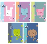 Opakowanie Zeszyt A5/32K kratka Zoo Blocks (10szt) OXFORD