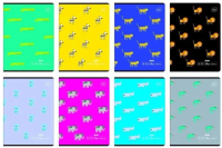 Opakowanie Zeszyt A5/32K trzylinia kolor 90g BB Kids (10szt)