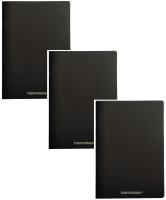 Opakowanie Zeszyt A5 56k kratka Narcissus ECO Black 3 sztuki