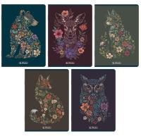 Opakowanie Zeszyt A5/80K kratka Florimals (5szt) HERLITZ