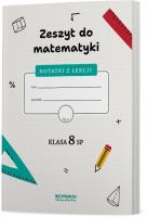 Okładka książki Zeszyt do matematyki. Klasa 8 SP. Notatki z lekcji