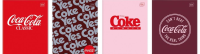 Opakowanie Zeszyt do słówek A6/32K Hybrid Coca Cola (10szt)