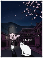 Opakowanie Zeszyt japoński A5/100K kropki Koty