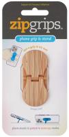ZipGrip uchwyt na palce do telefonu Drewno. Wydawca: Thinking Gifts. SmakLiter.pl Opakowanie ZipGrip uchwyt na palce do telefonu Drewno