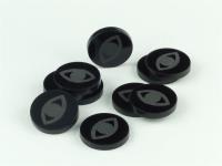 Opakowanie Znaczniki akrylowe czarne połysk - oko