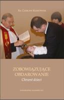 Okładka książki Zobowiązujące obdarowanie. Chrzest dzieci