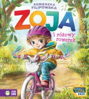 Zoja i różowy rowerek. Autor: Agnieszka Filipowska. SmakLiter.pl Okładka książki Zoja i różowy rowerek
