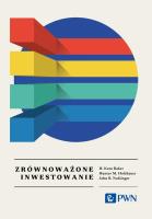 Zrównoważone inwestowanie. Wszystko, co warto wiedzieć. Autor: H. Kent Baker, Holzhauer Hunter M., John R. Nofsinger. SmakLiter.pl Okładka książki Zrównoważone inwestowanie. Wszystko, co warto wiedzieć
