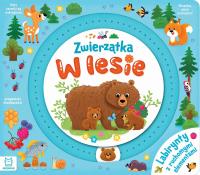 Zwierzątka w lesie. Labirynty z ruchomymi elementami. Autor: Bator Agnieszka. SmakLiter.pl Okładka książki Zwierzątka w lesie. Labirynty z ruchomymi elementami