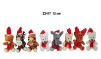 Opakowanie Zwierzęta świąteczne 12cm MIX